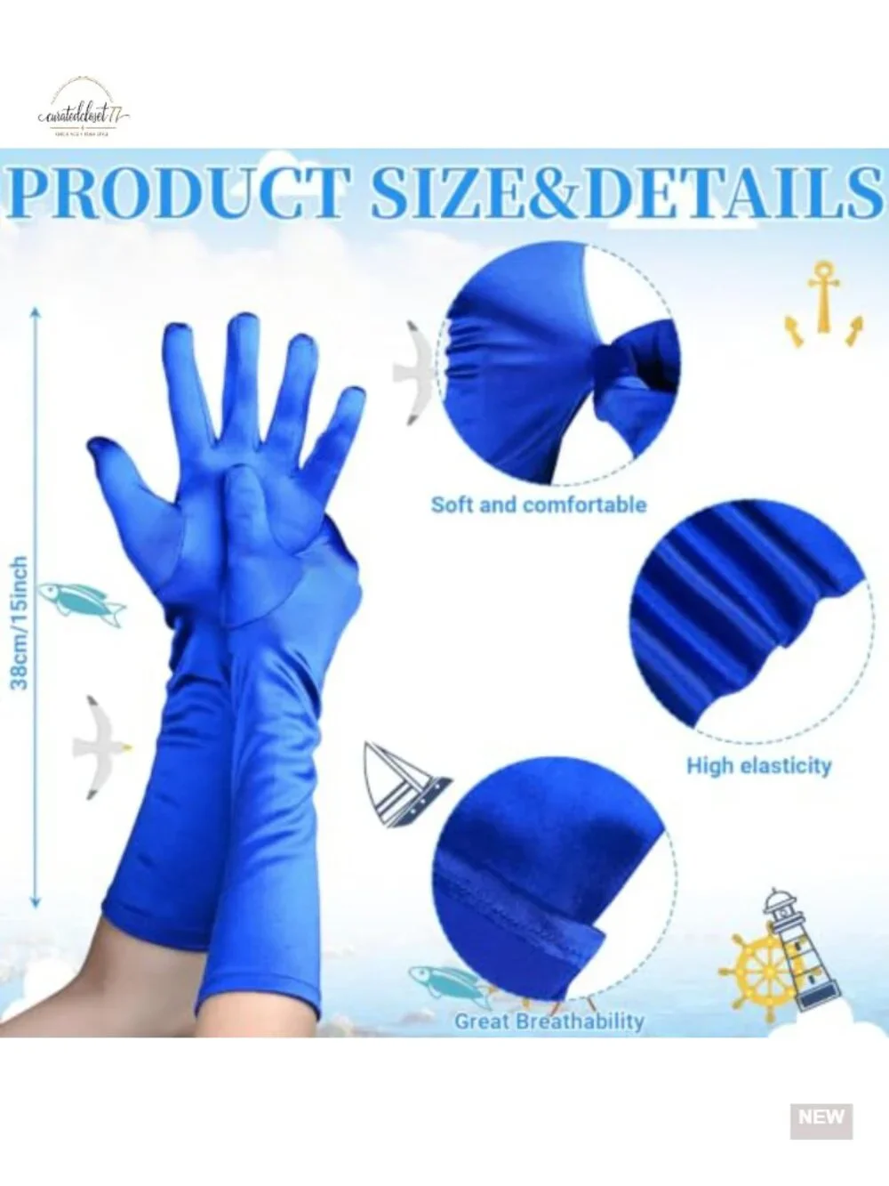 Halloween Sailor Mermaid Costume Set for Couples